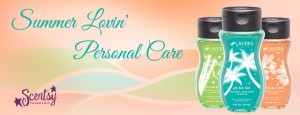 summer scentsy body products