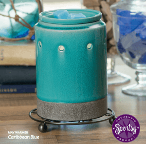 scentsy warmer of the month caribbean blue