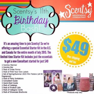 Scentsy Join Special