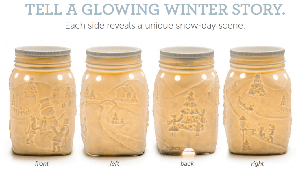 scentsy let it snow warmer